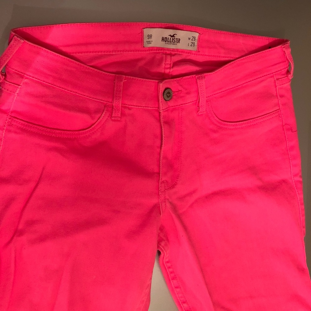 Hollister Hot Pink Denim pants brand new w/o tags